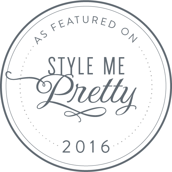 As seen on Style Me Pretty