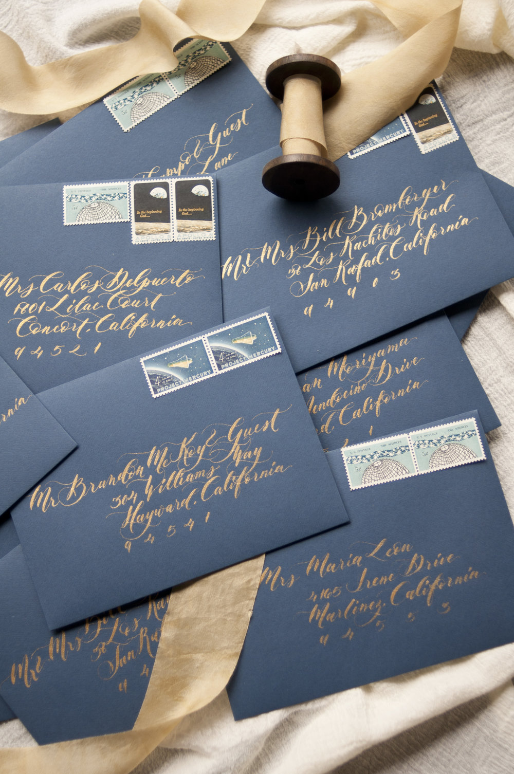 How To Put A Stamp Tutorial: Vintage Stamps — Seniman Calligraphy - Los Angeles Calligrapher