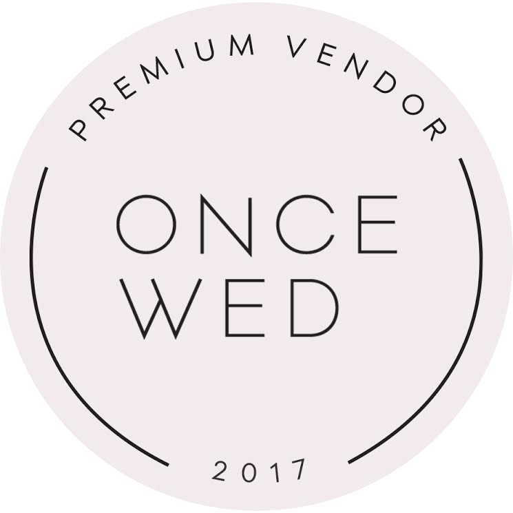 As featured on Once Wed