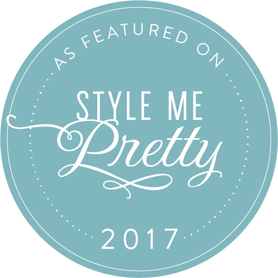 As featured on Style Me Pretty
