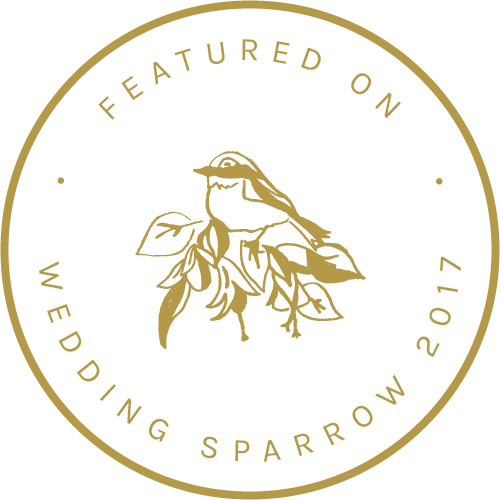 As featured on Wedding Sparrow