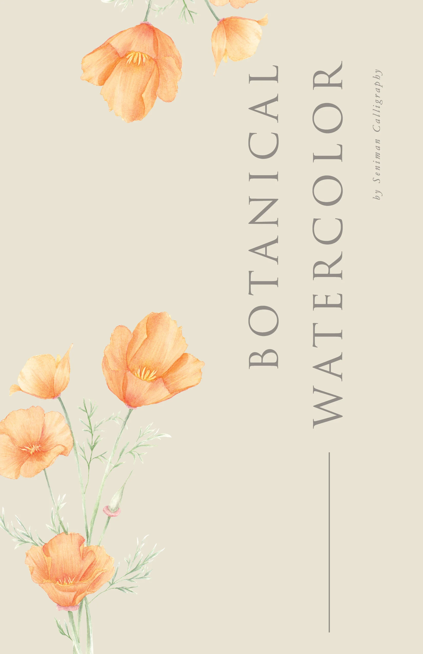California Poppy Watercolor Tutorial