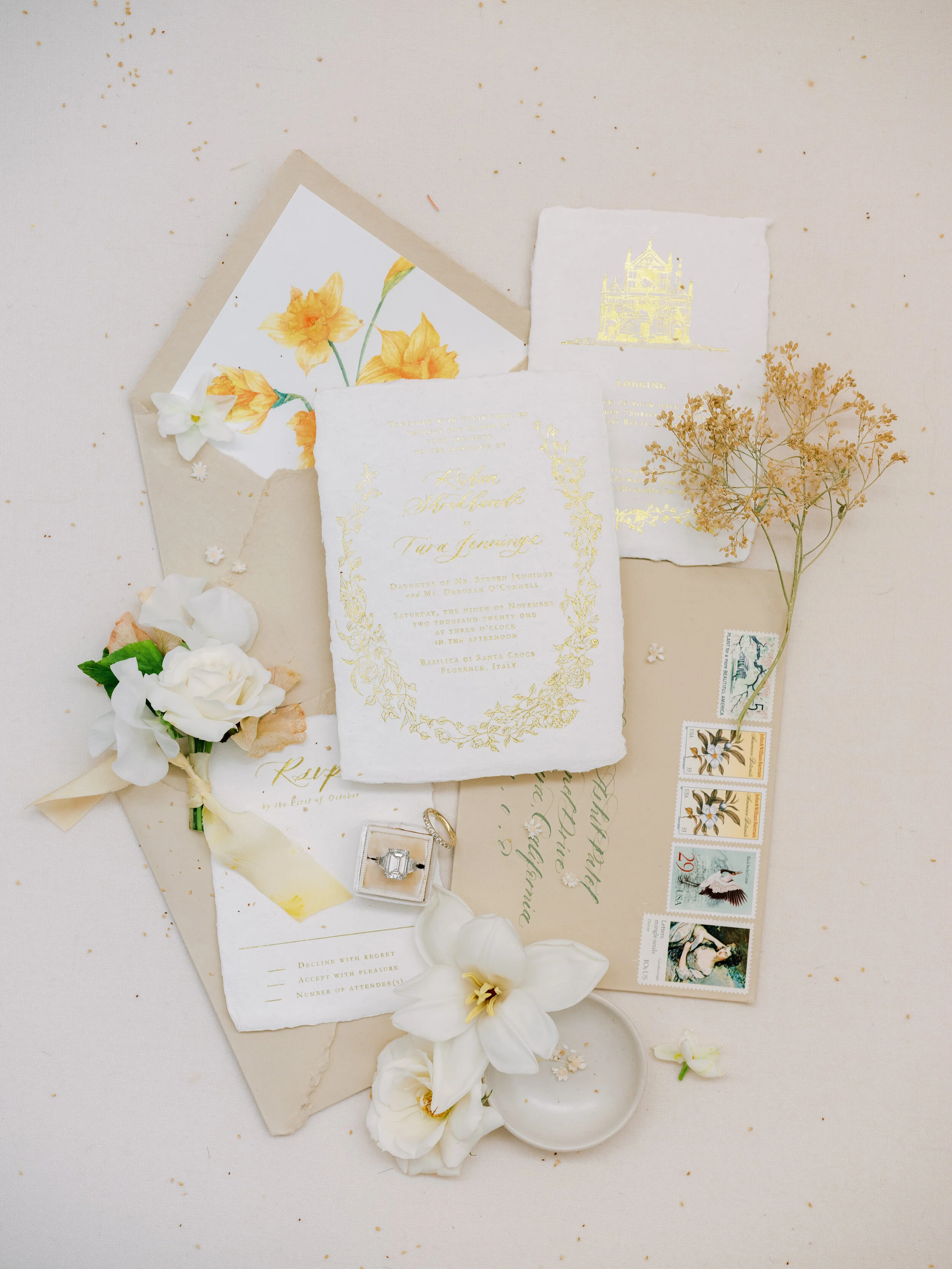 Santa Barbara Semi Custom Invitation Suite