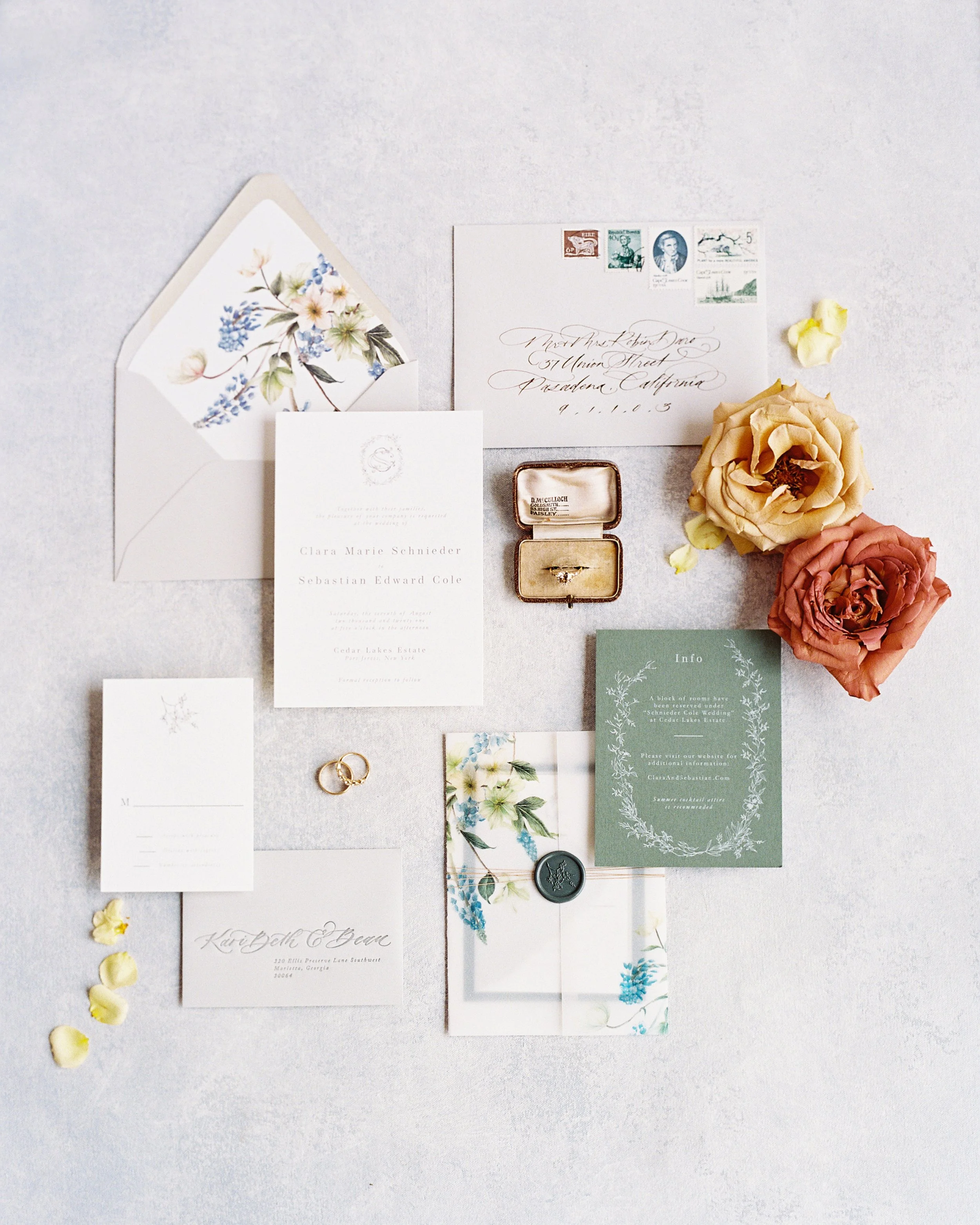 Malibu Semi Custom Suite for Cedar Lakes Estates Styled Shoot