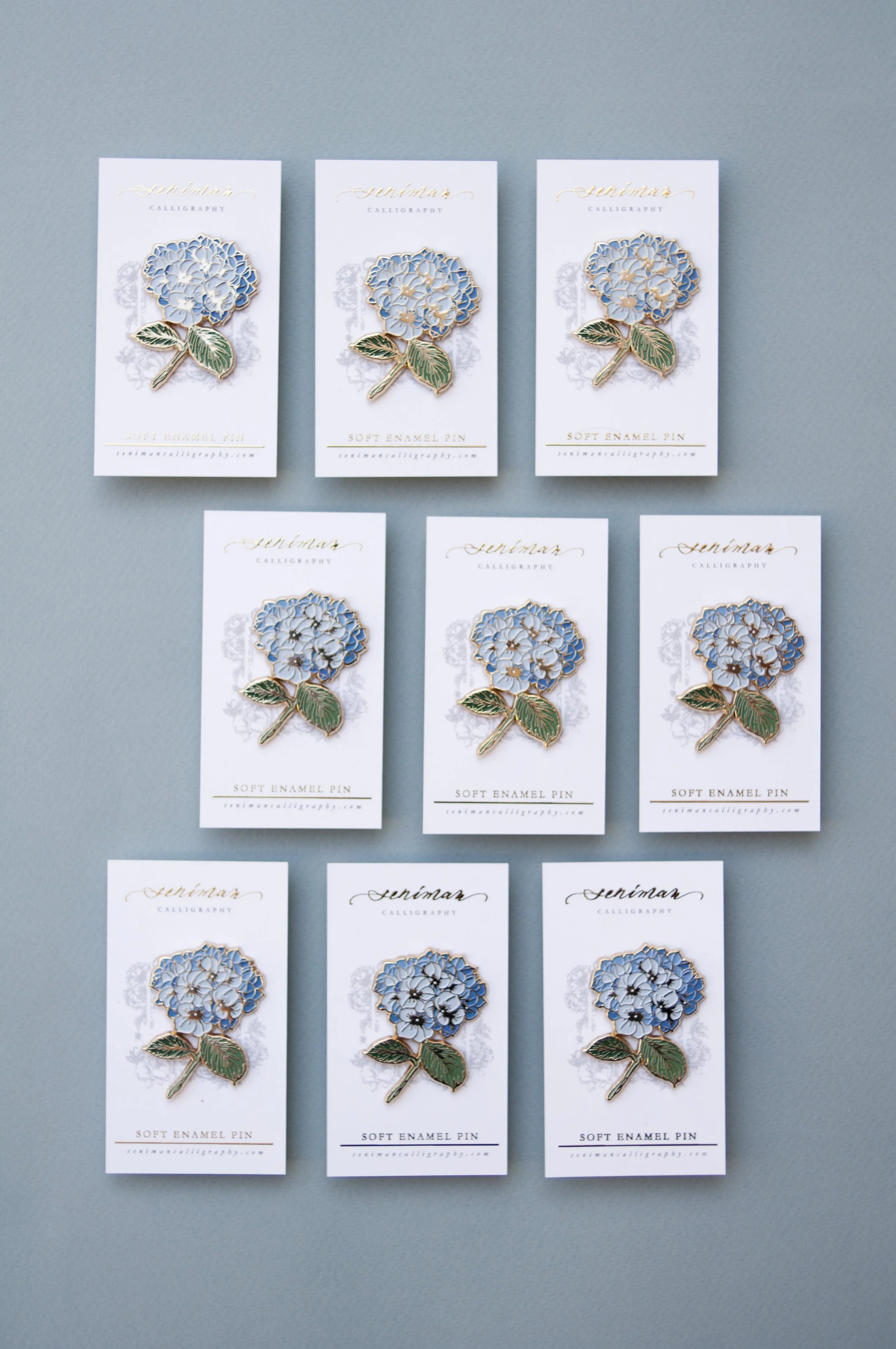 13 Hydrangea Enamel Pin.JPG