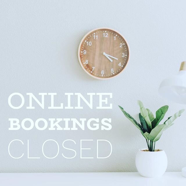 For now, I have closed all online bookings and new client intakes. 
While I am very humbled that so many people have trusted me with their healthcare journey, I now need to ensure I give my existing client base the care and time that they need. This 