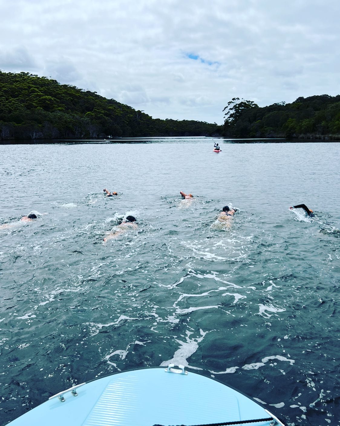 The Brownwater Classic. 
One of my very favourite swimming (non) events. 
Relaxed, fun, friendly, warm water, stunning scenery, halfway cake and coffee stop.

Thanks to the fun crew that I was fortunate to spend yet another fun day in and on the wate
