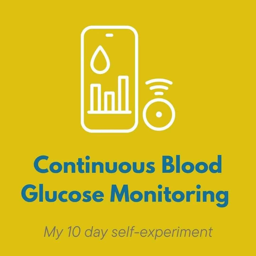 ::
For the next 10 days, I am on an n=1 journey on the effects of a range of factors on my personal blood glucose levels. 

Aware that in theory, there are predicted effects on blood glucose from the amount and types of carbohydrates consumed , size 