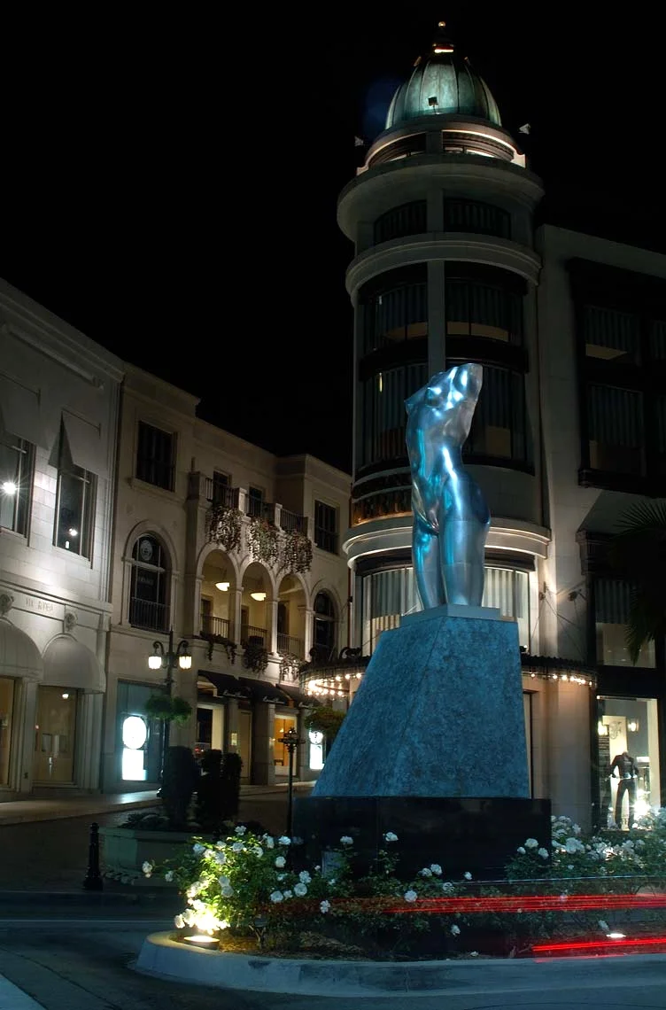 Beverly Hills Night Statue