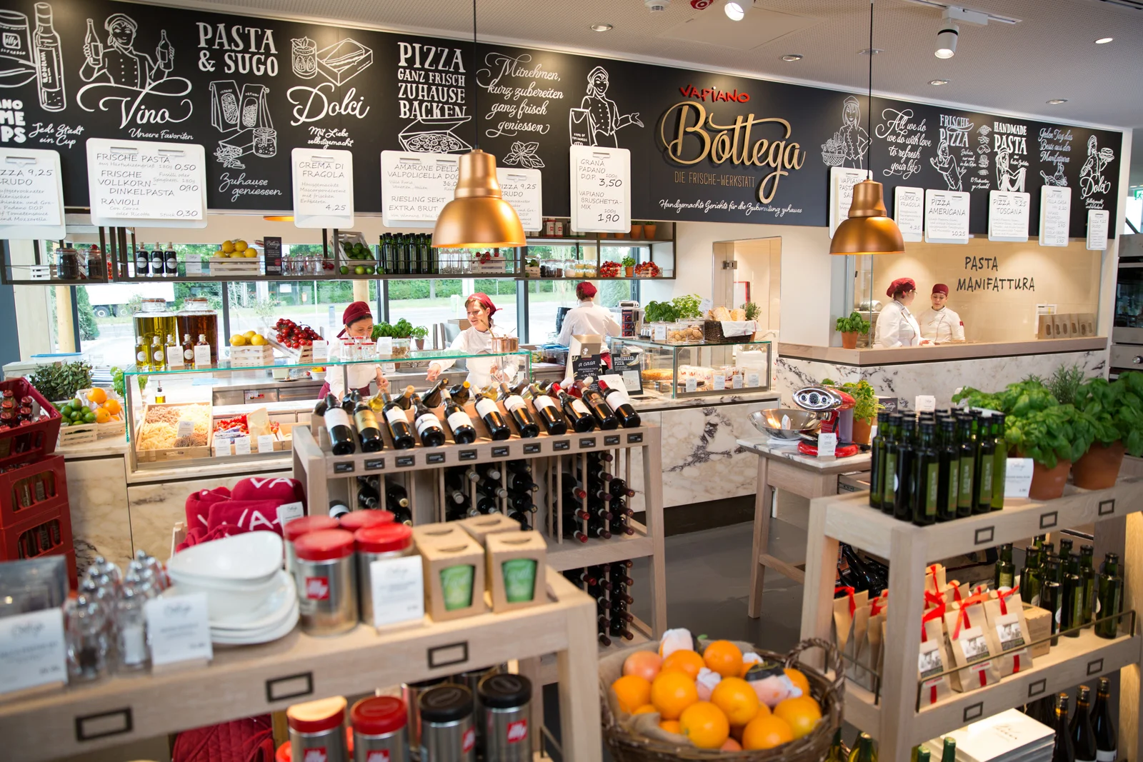 Freestander Bottega, © VAPIANO SE
