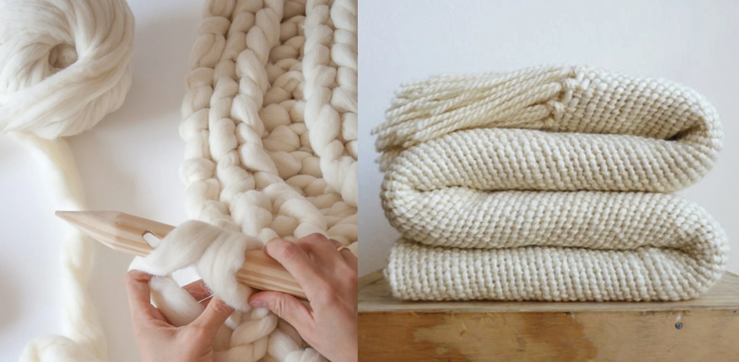 Knitting Noodles - woven blanket Texturable Decor