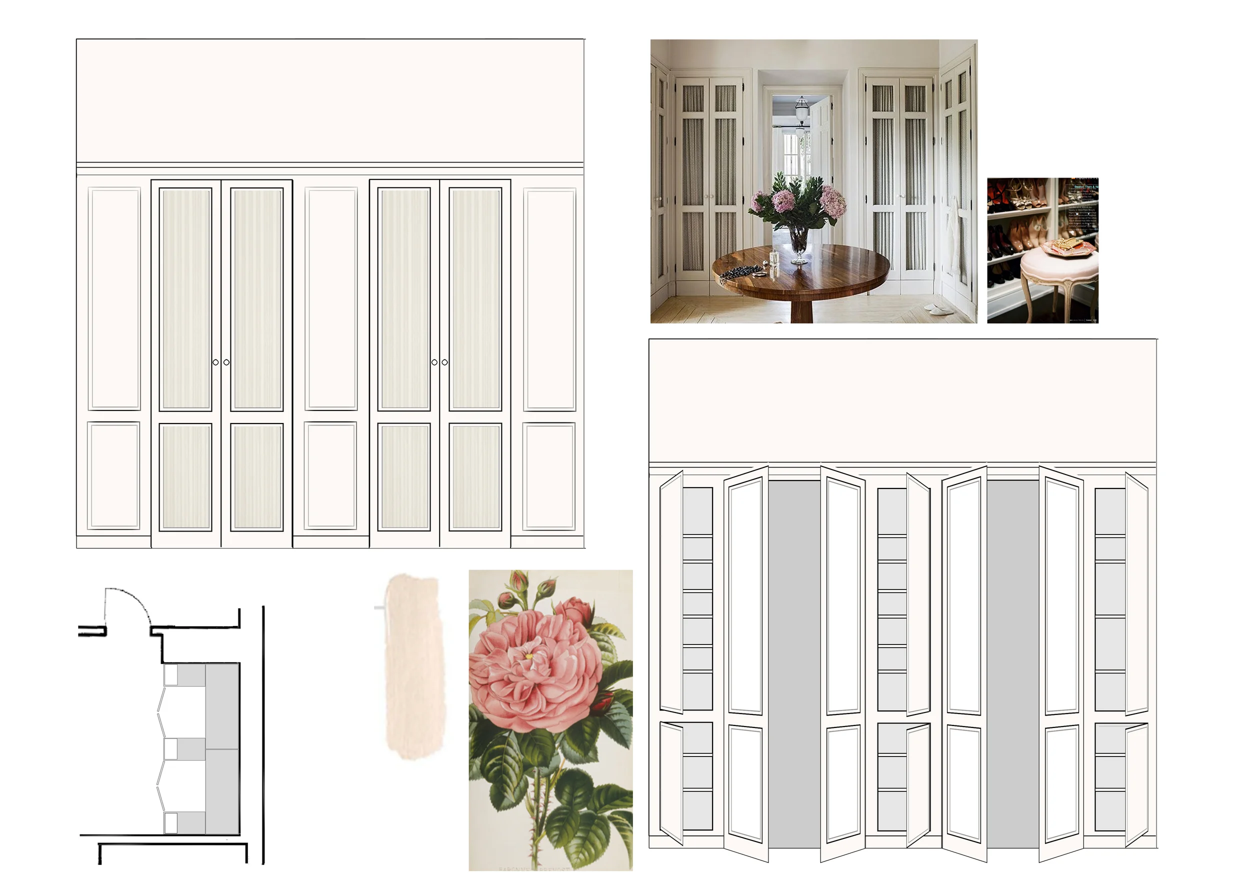 mood board dressing
