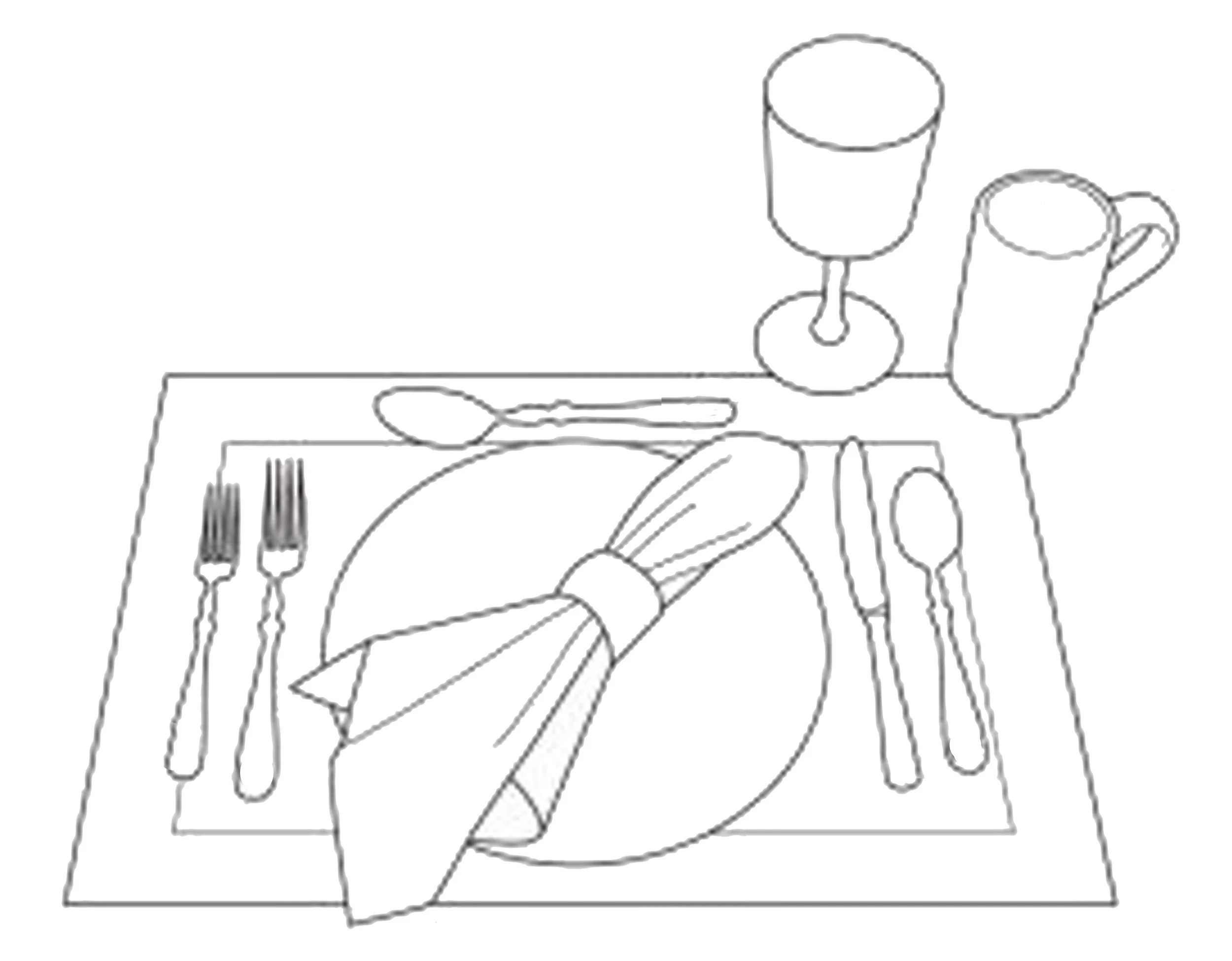 casual lunch table setting via Aylee.Bits
