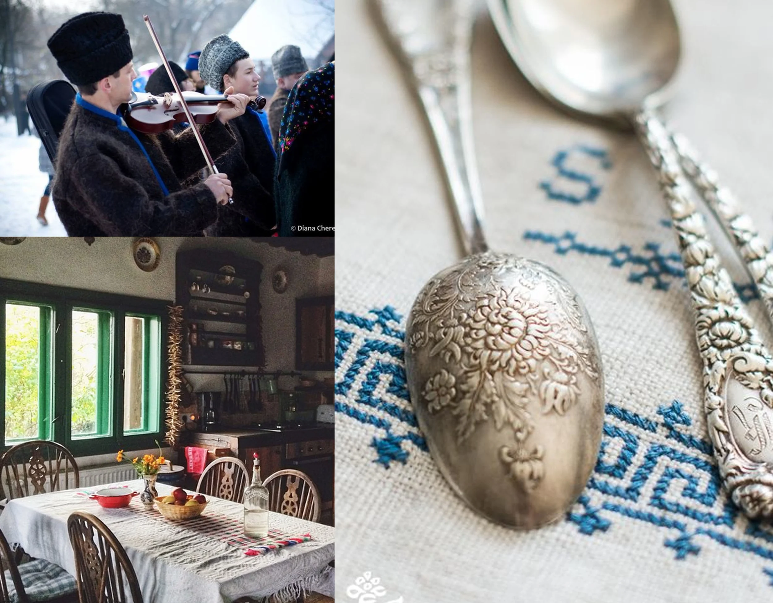 image music player Diana Chereches - interior house Maramures via Instagram - cutlery via Miss Mustard Seed