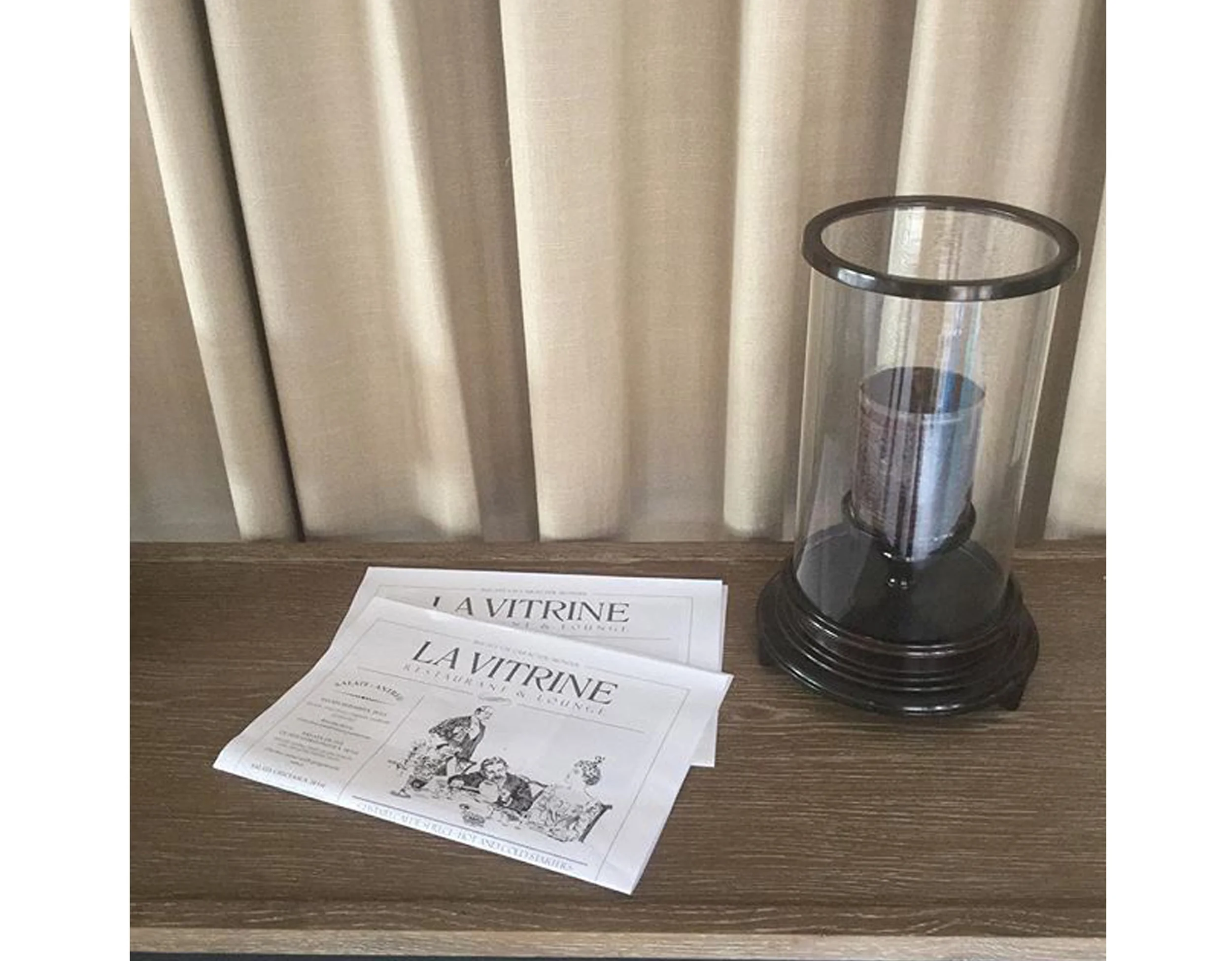 menu La Vitrine