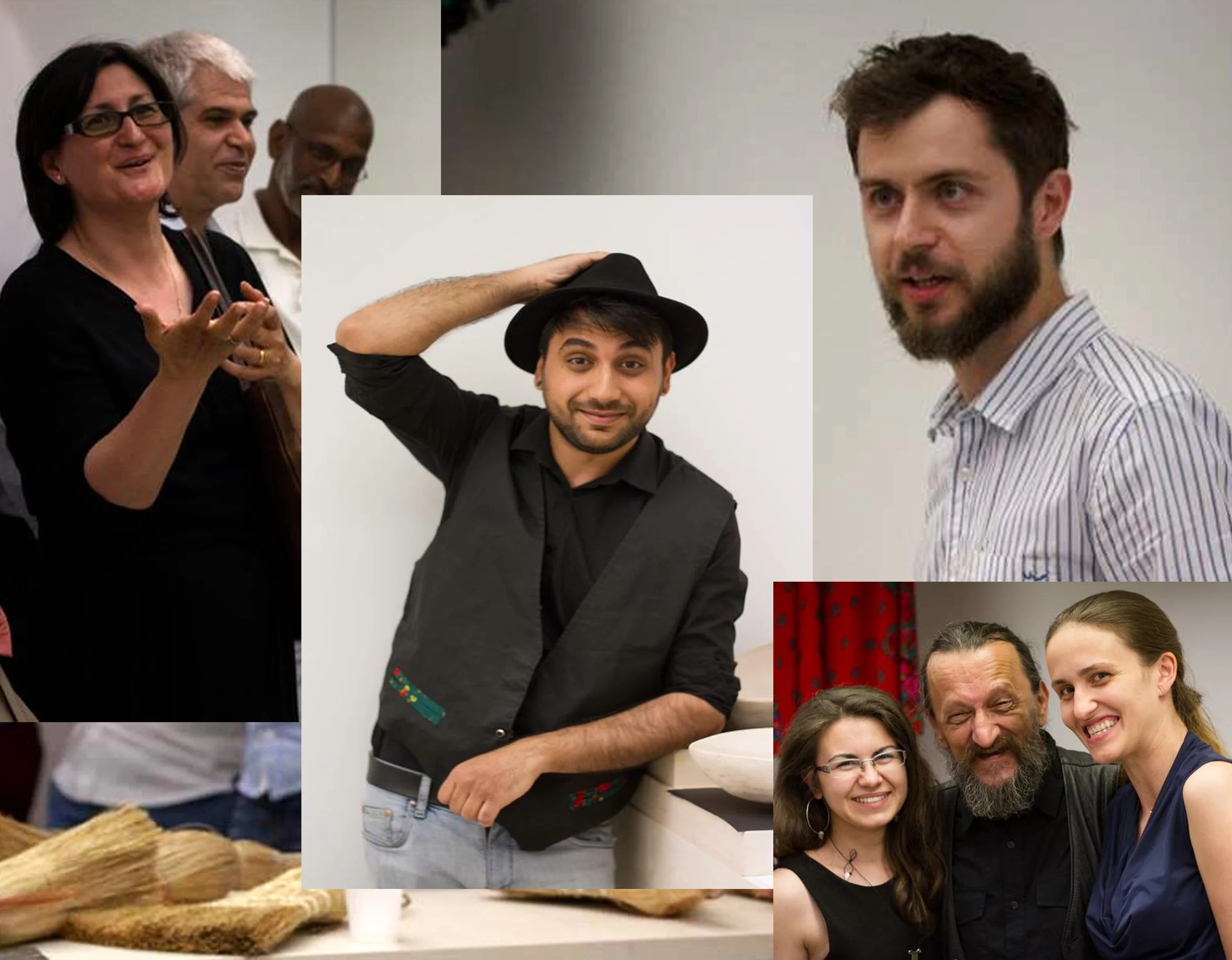 the team behind the Mesteshukar Butiq: on the left Dana Ichim - in the middle Olivian Mircea - on the top right Andrei Georgescu - down from the left Alexandra Dinu, Adam Dinu, Oana Toiu