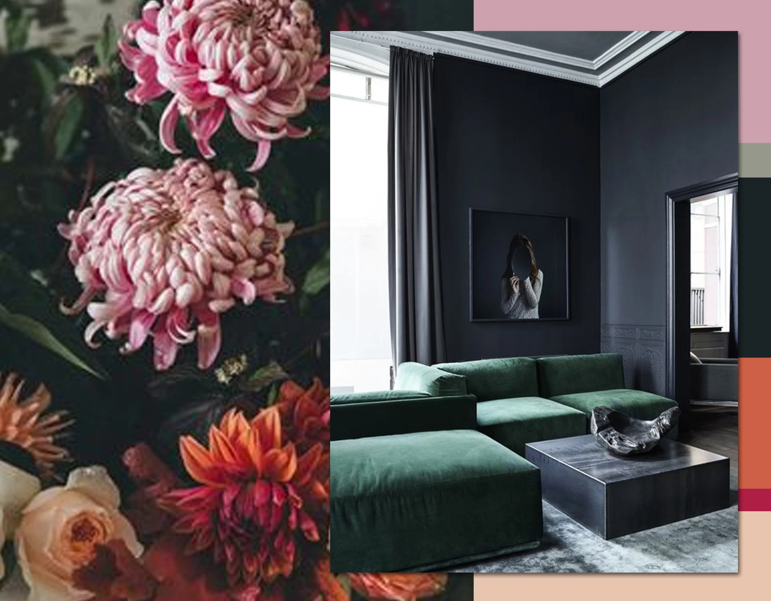 Florals via Design Sponge - interior Rue Verte