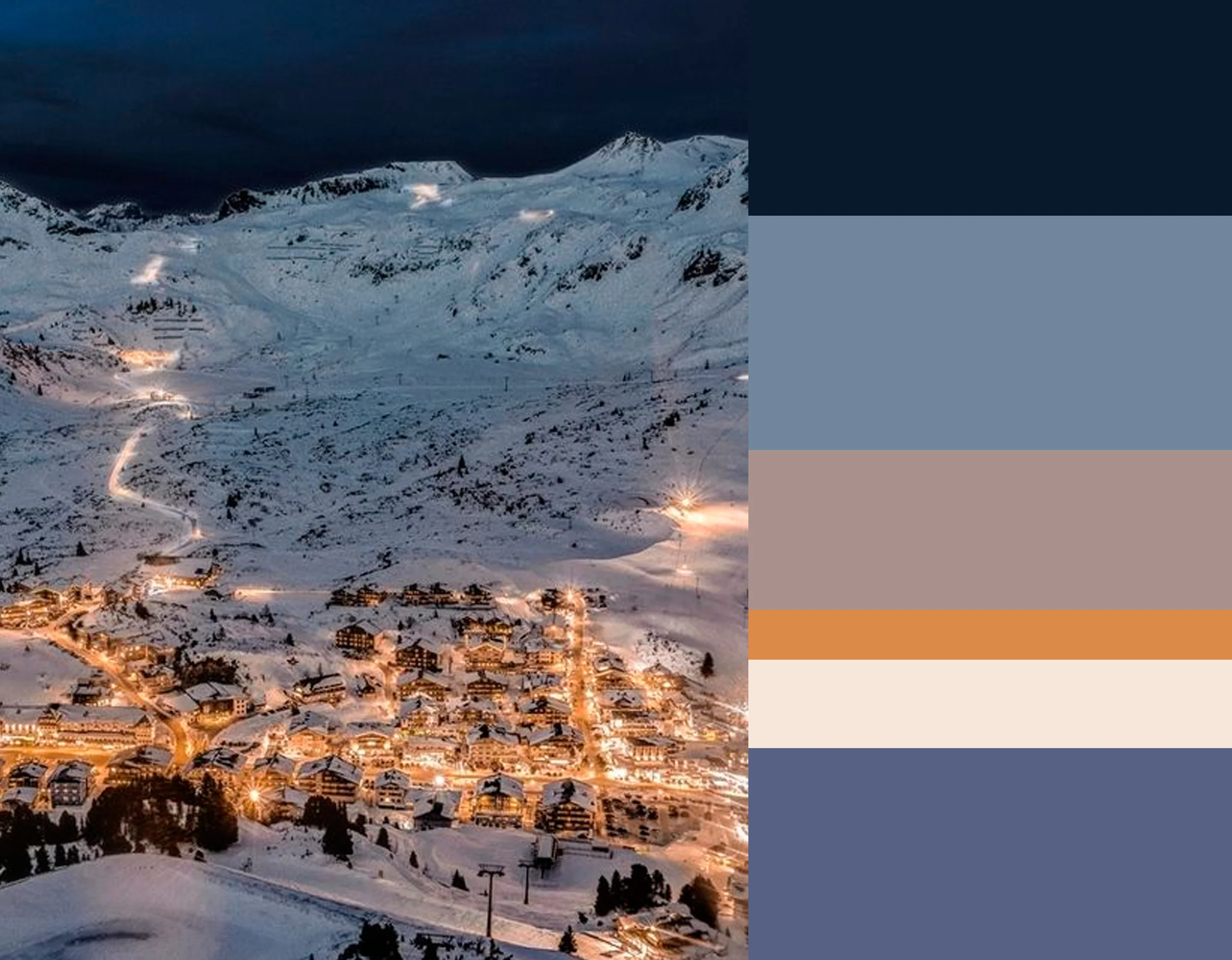 image Austria via Architecture and Design - colors from top down Old Navy Benjamin Moore - Denim Wash Benjamin Moore - Faded Rose Zoffany - Amber Zoffany - Pointing 2003 Farrow & Ball - French Violet Benjamin Moore