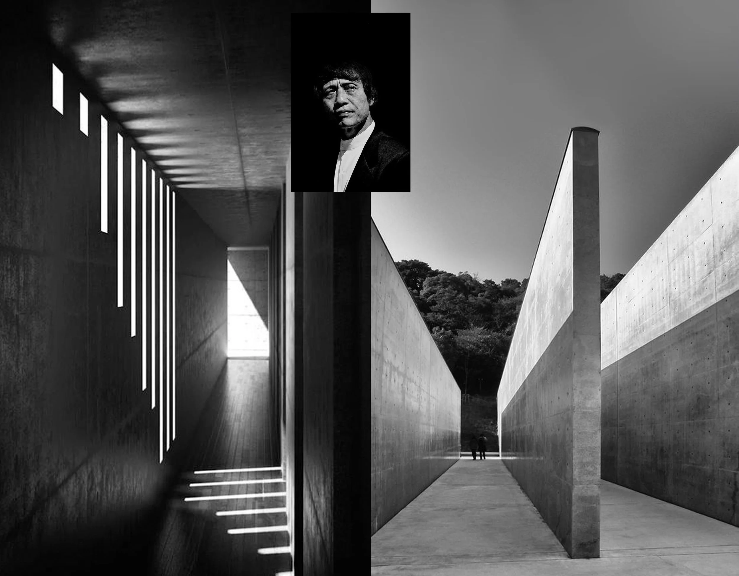 Tadao Ando - Koshino house via Archdaily - Lee Ufan museum