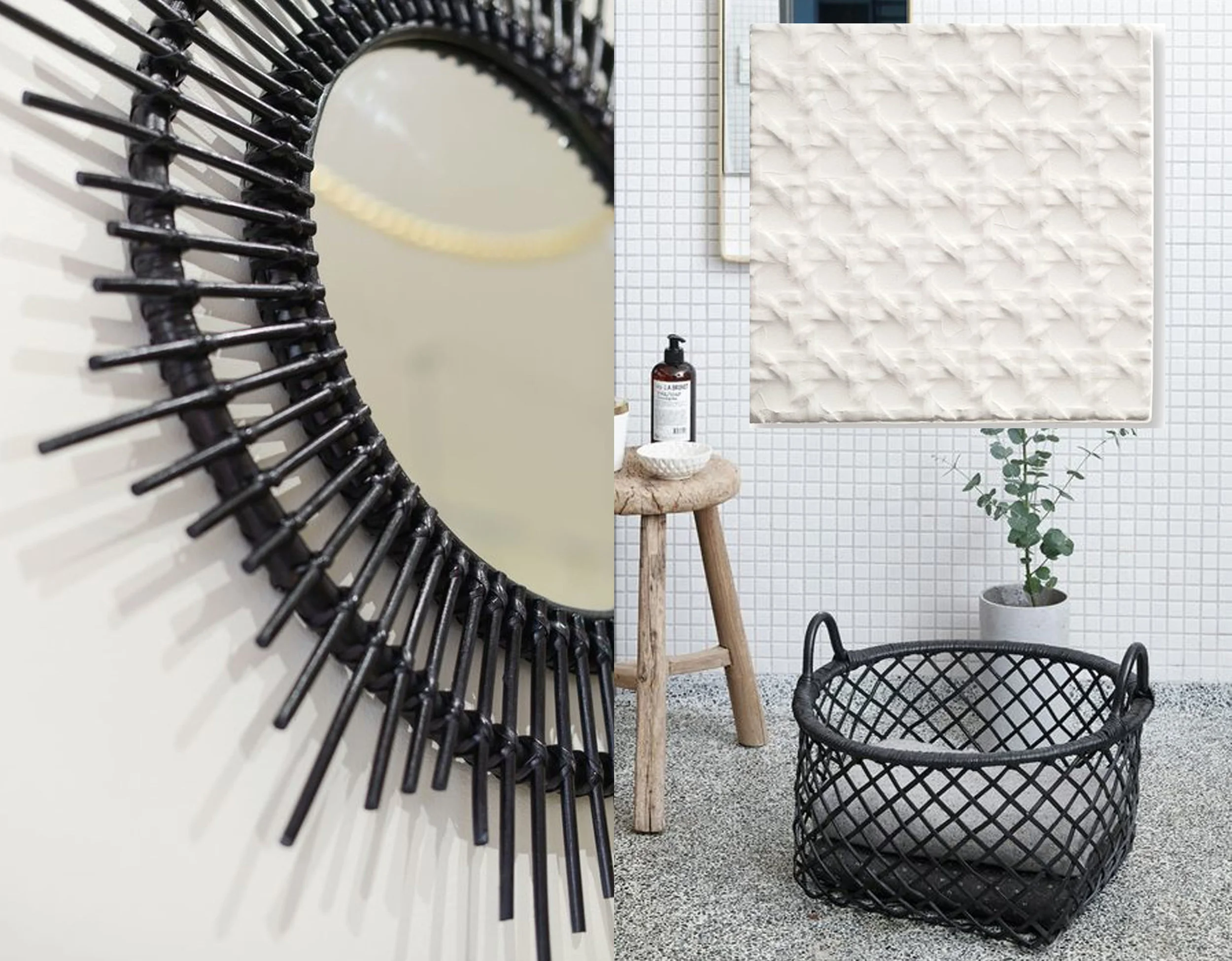 mirror Milly + Eugene - tile Domenico Mori