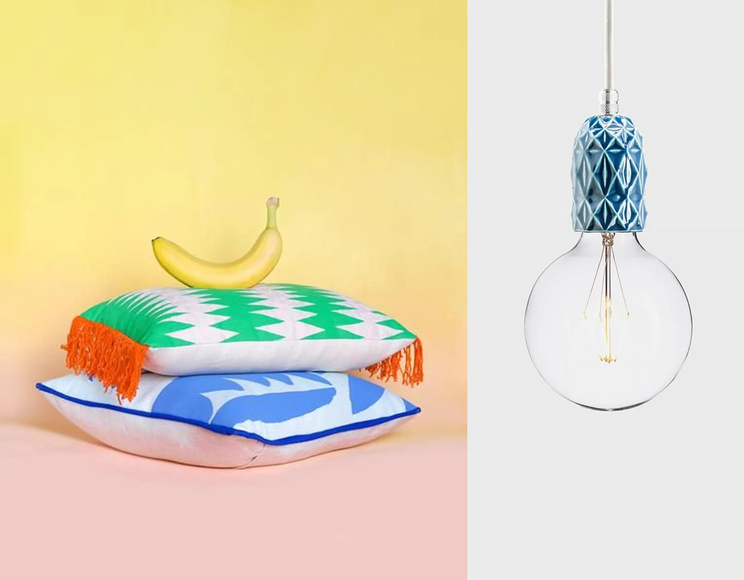 Tropical Hideaway cushions Beech Hall - lamp Latitude