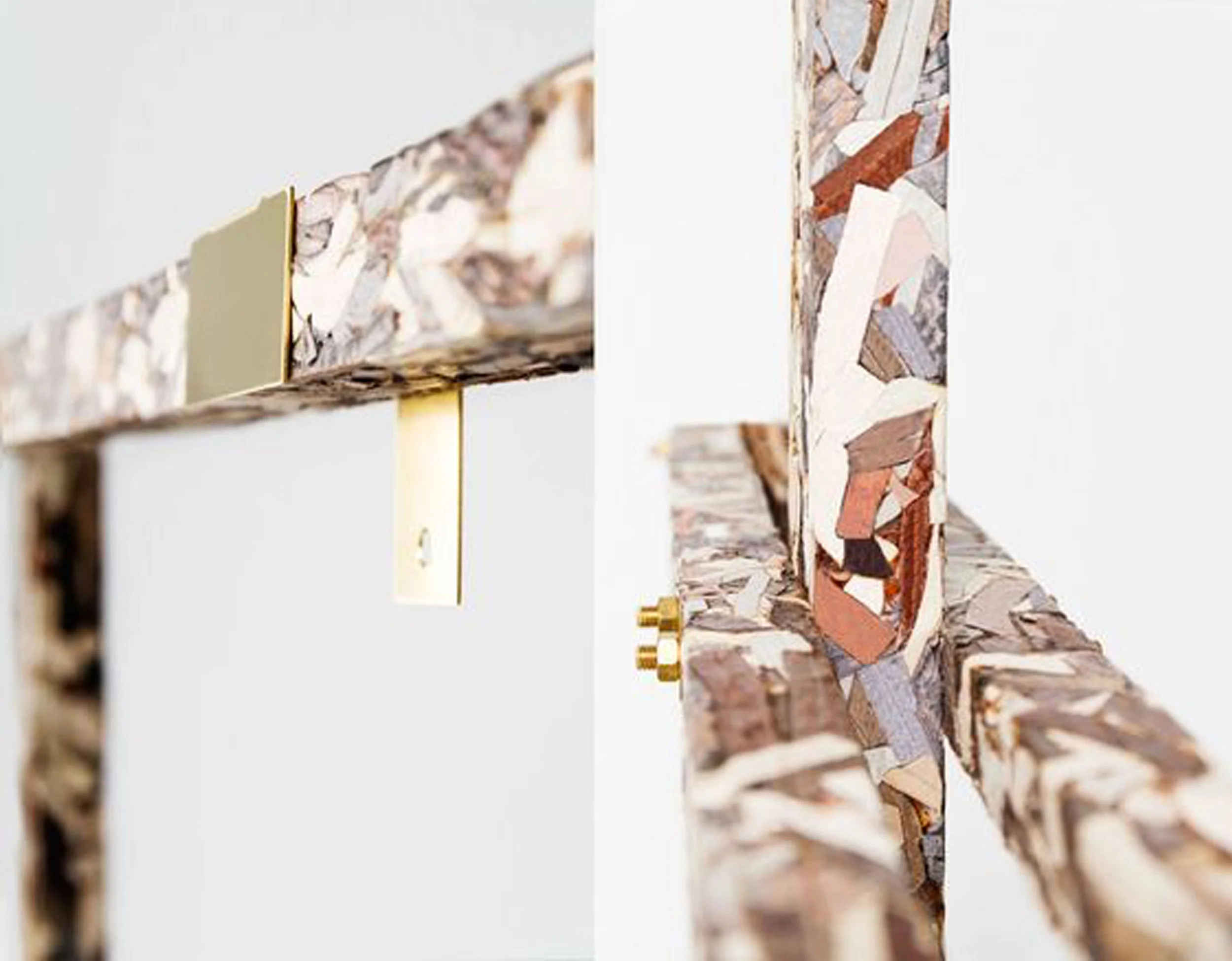 discarded leather Sturctural Skin by Jorge Penadés via Design Milk