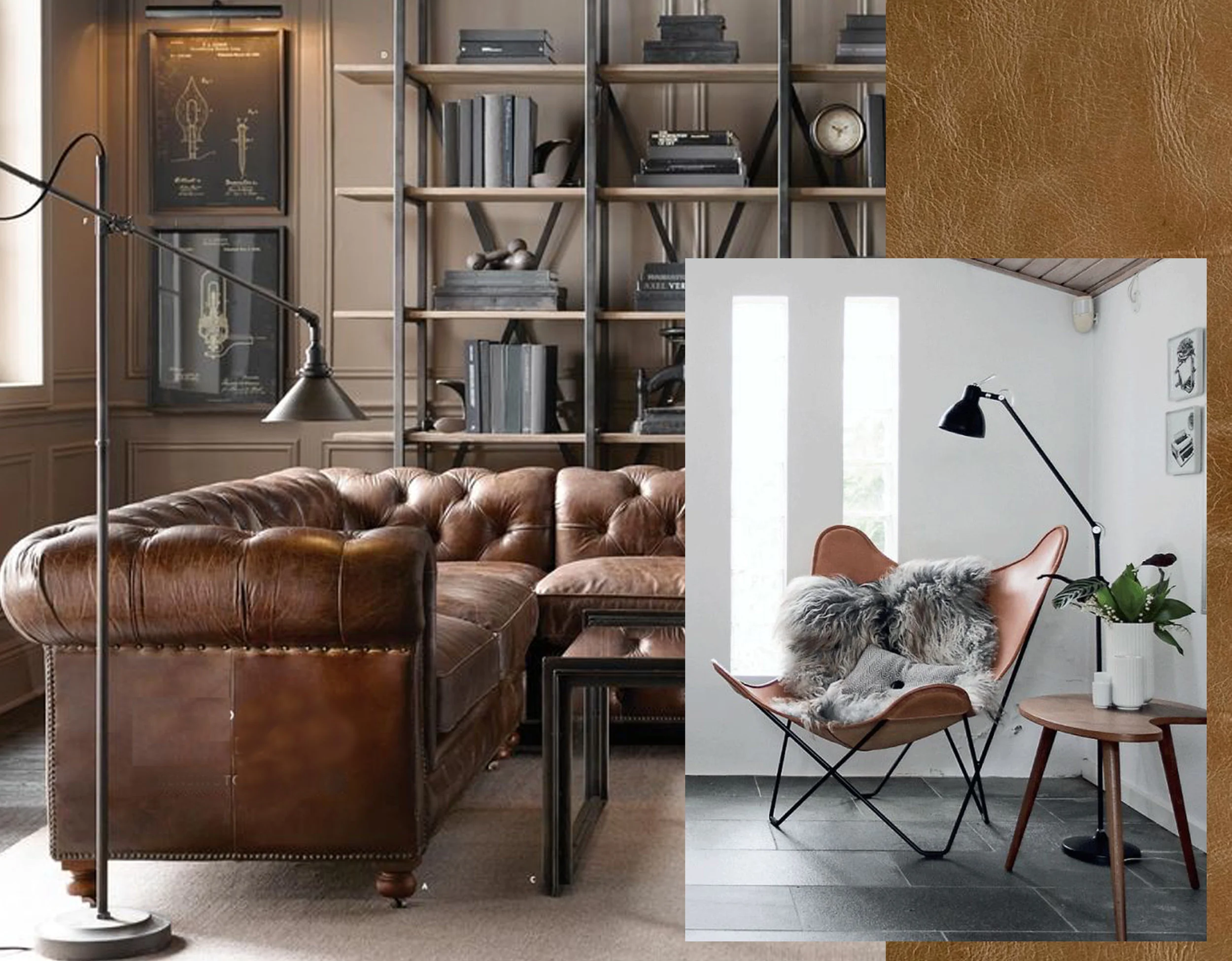 sofa Restoration Hardware - image Butterfly Chair via Meubles la Fabrica