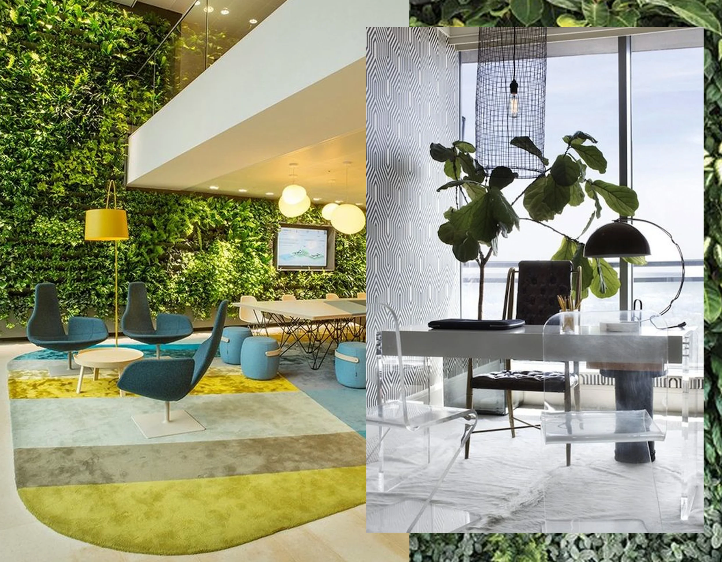 open workspace office via Home edit - office via Design Chick
