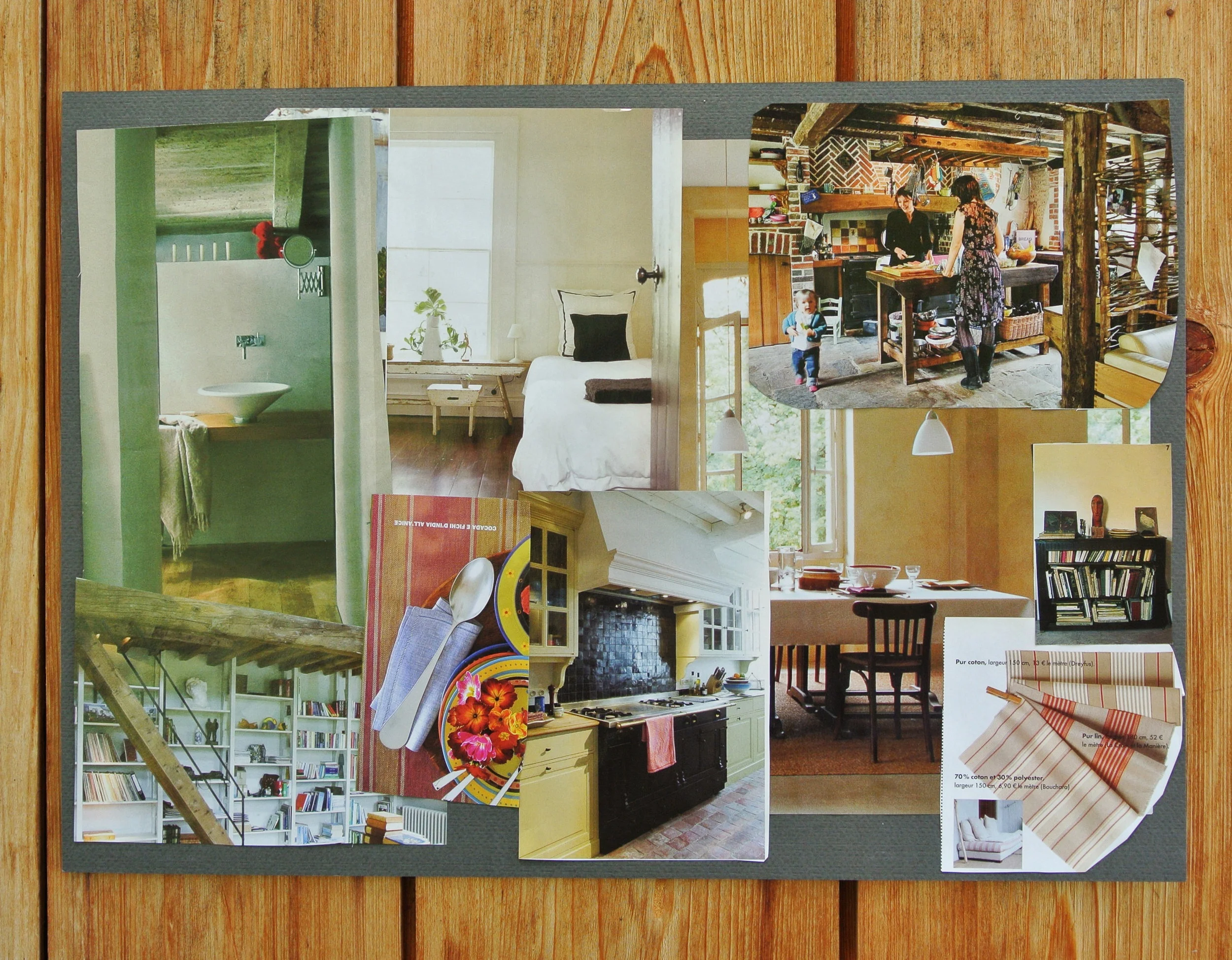 mood board of one of the participants- picture Sorin Iacob