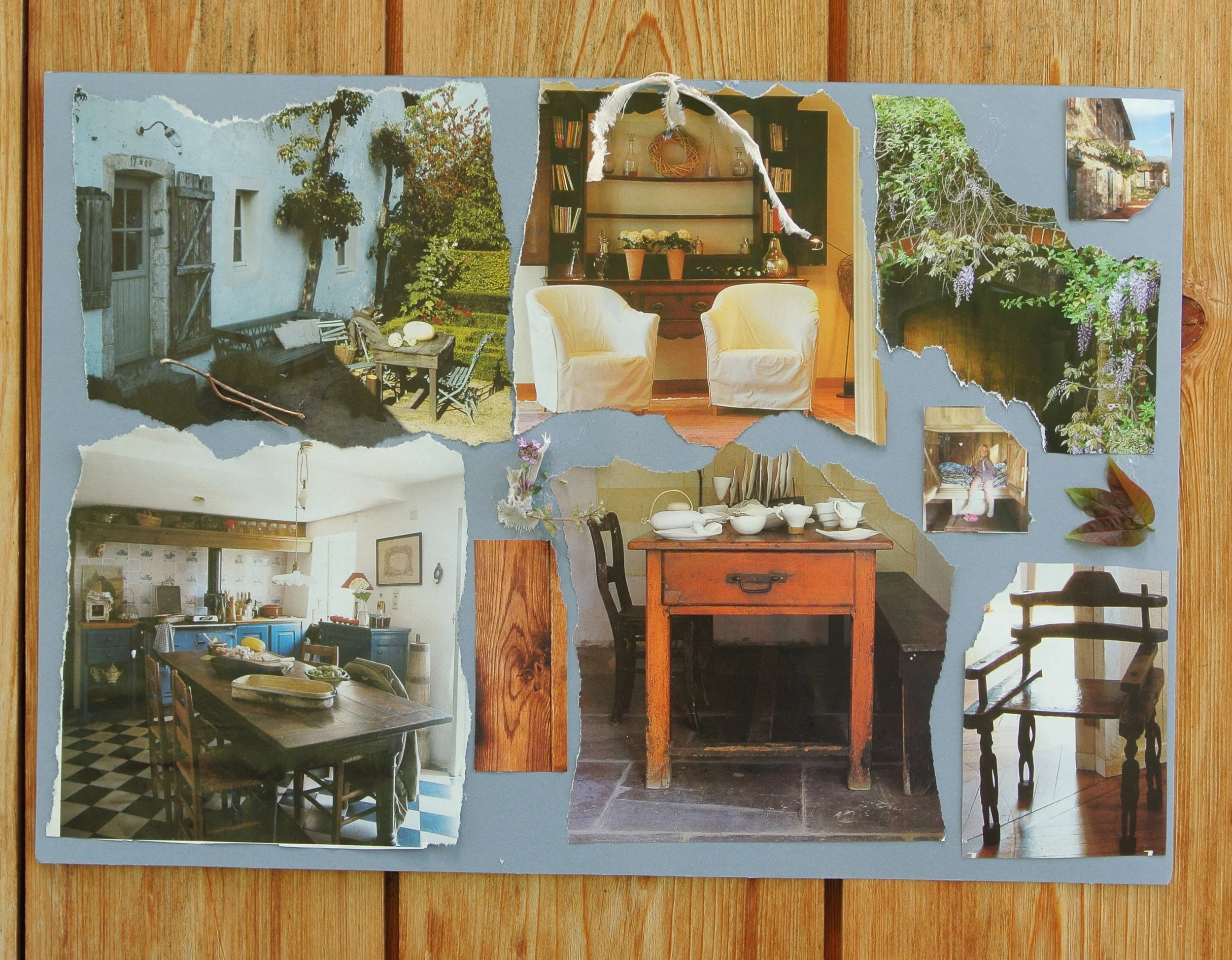 mood board of one of the participants- picture Sorin Iacob
