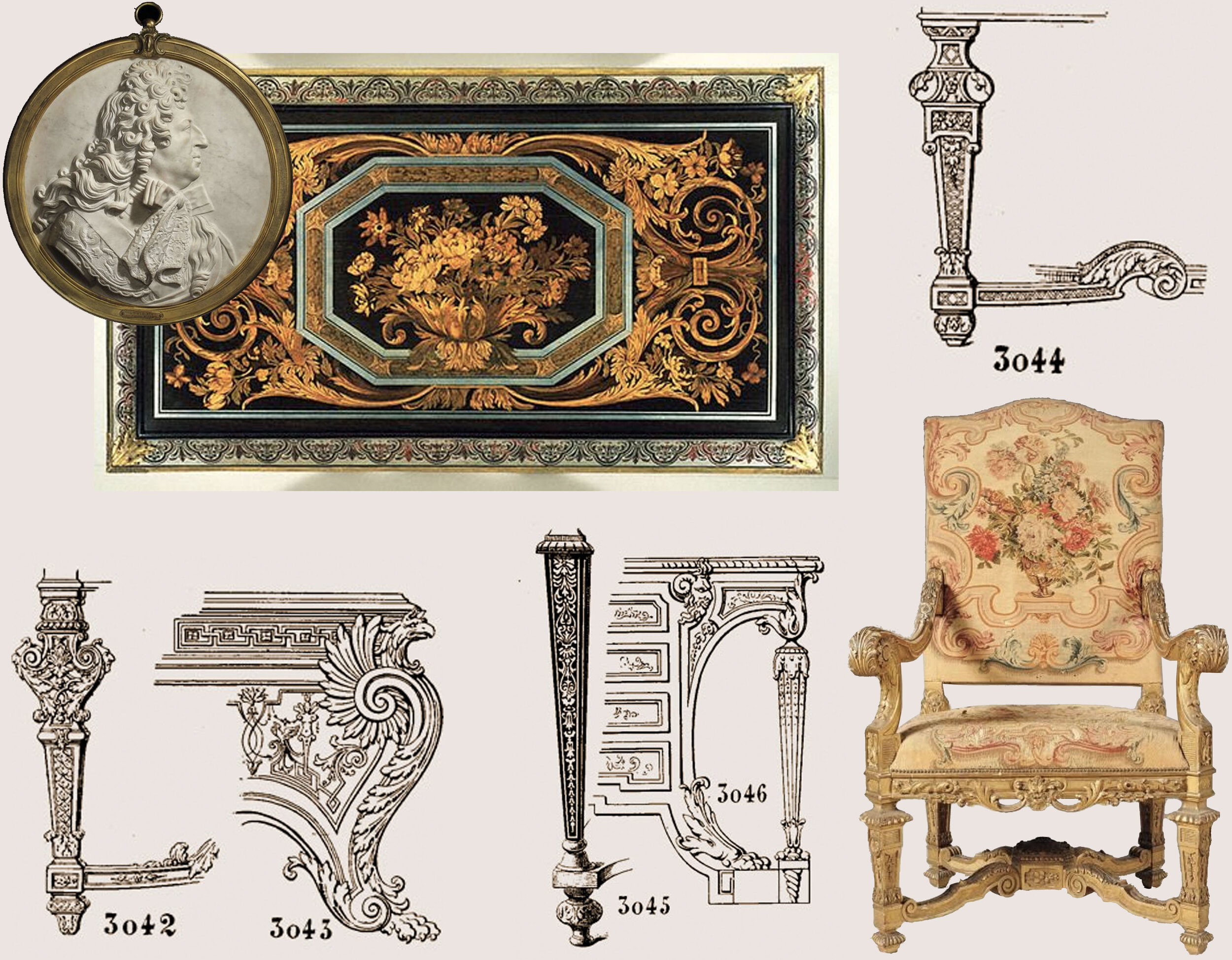 What are Louis XIV, XV and XVI in Interior Design?