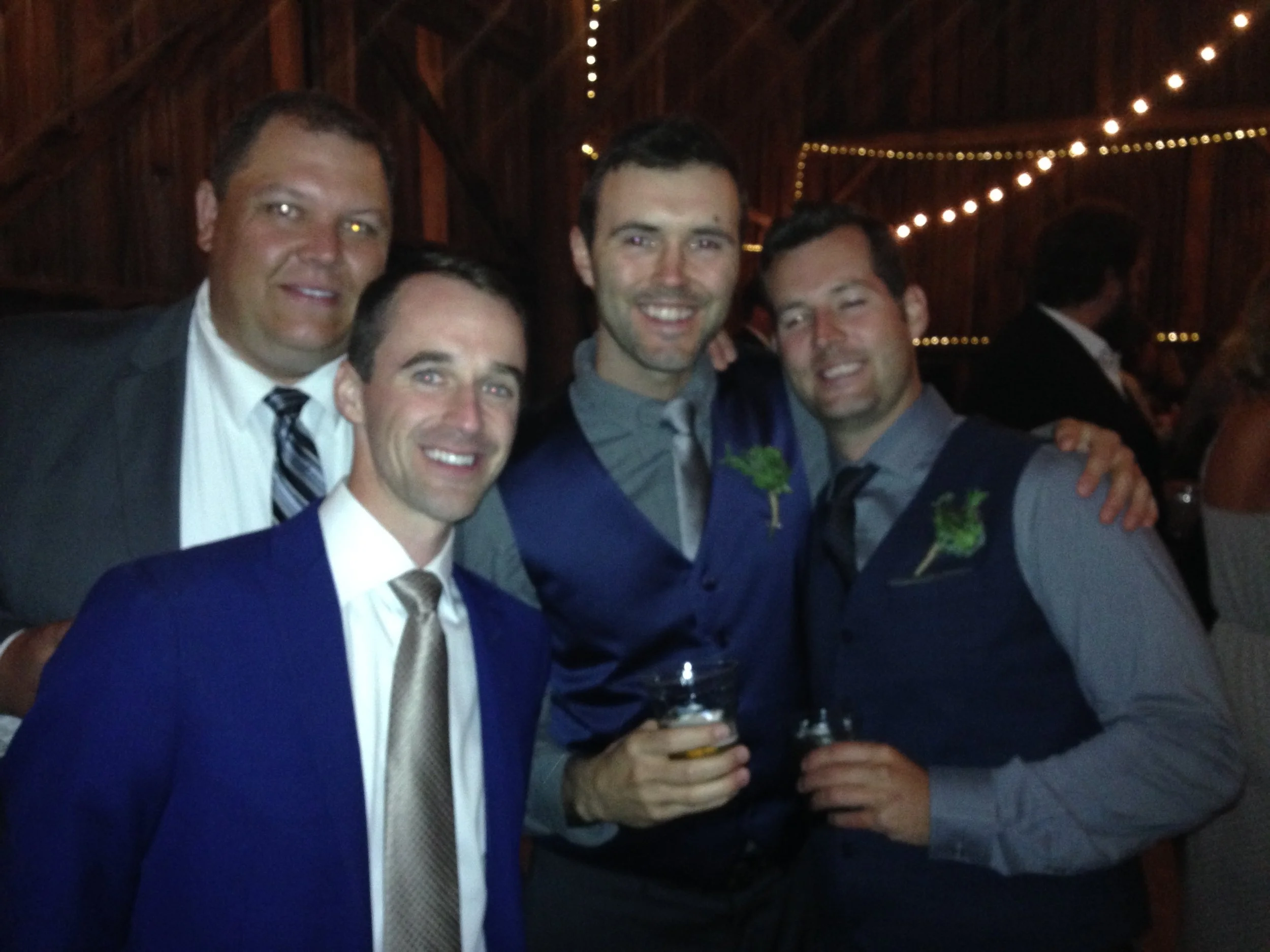 Young Clark got hitched!