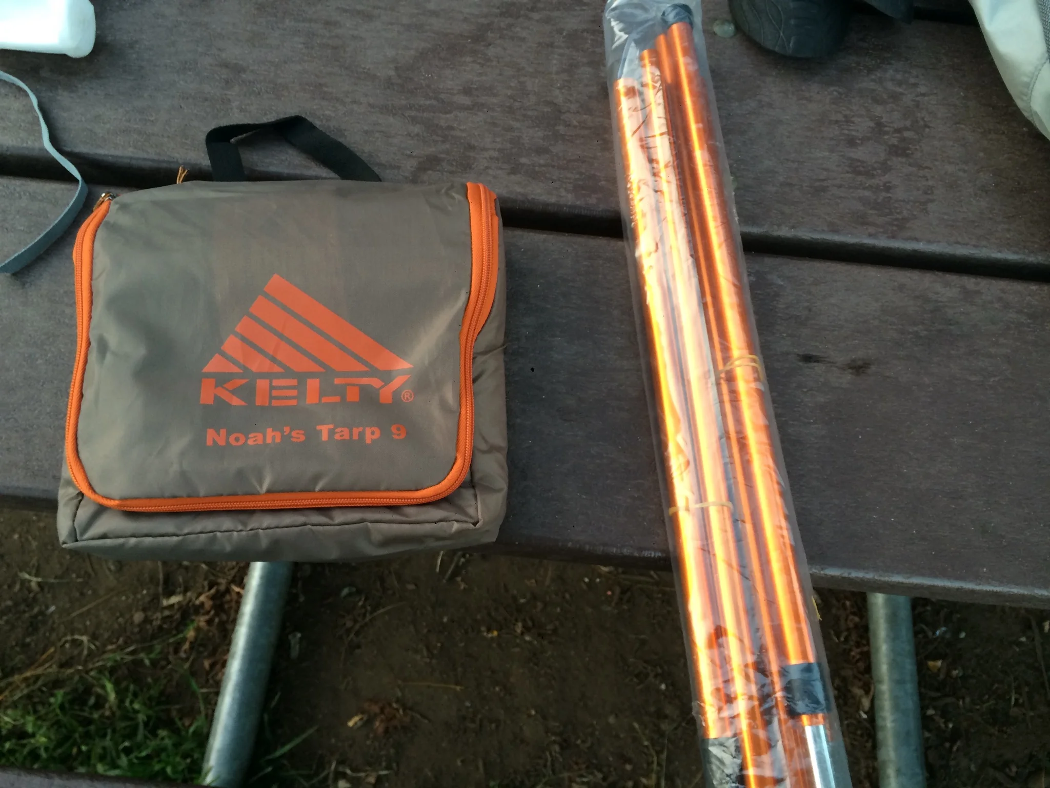 Kelty Noah's Tarp + REI Tarp Poles