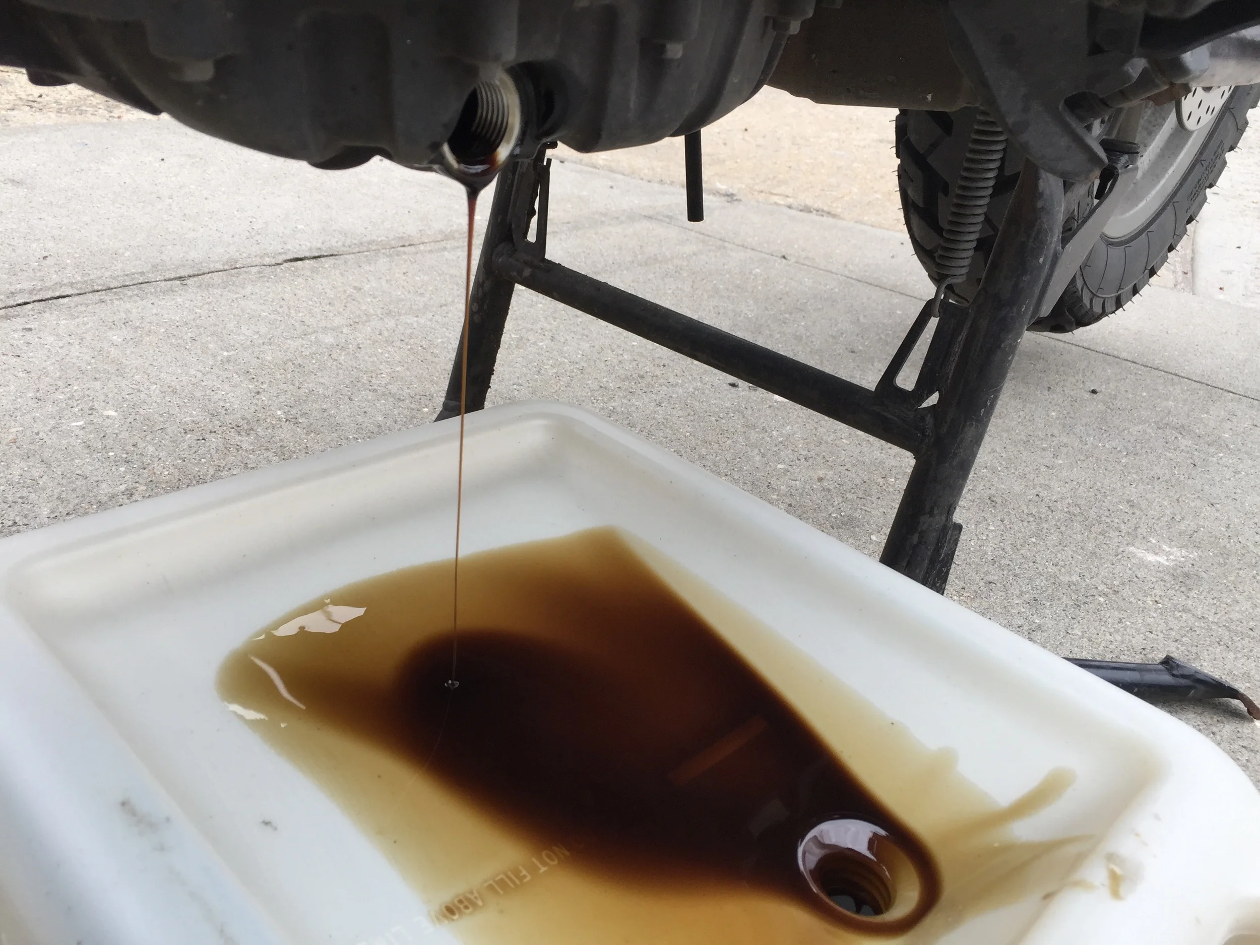 9K Oil Change + Chain Tensioning