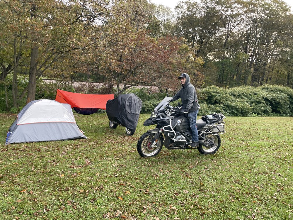 Moses testing out Marks bike