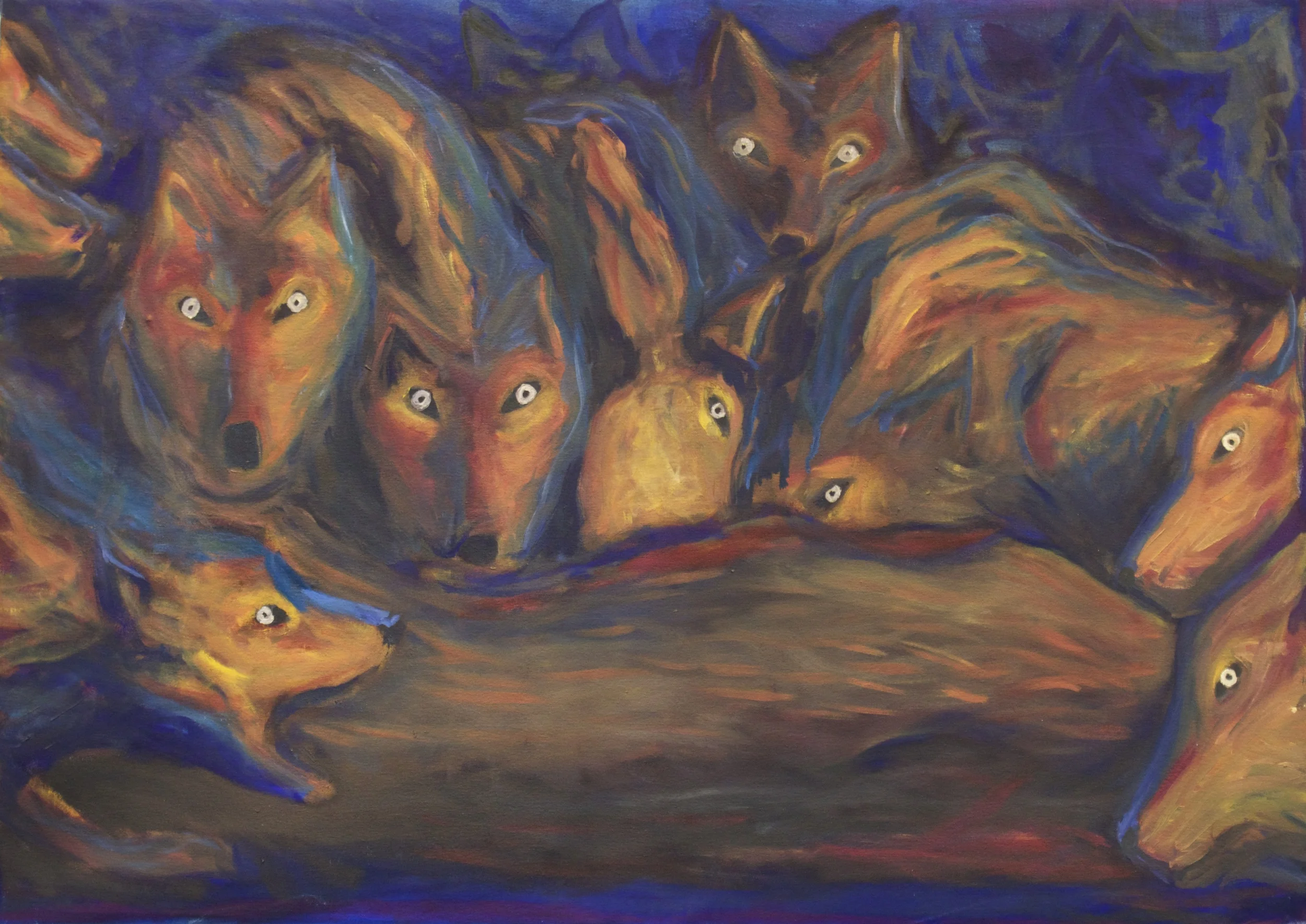 The Feast, Oil on Canvas, 2014