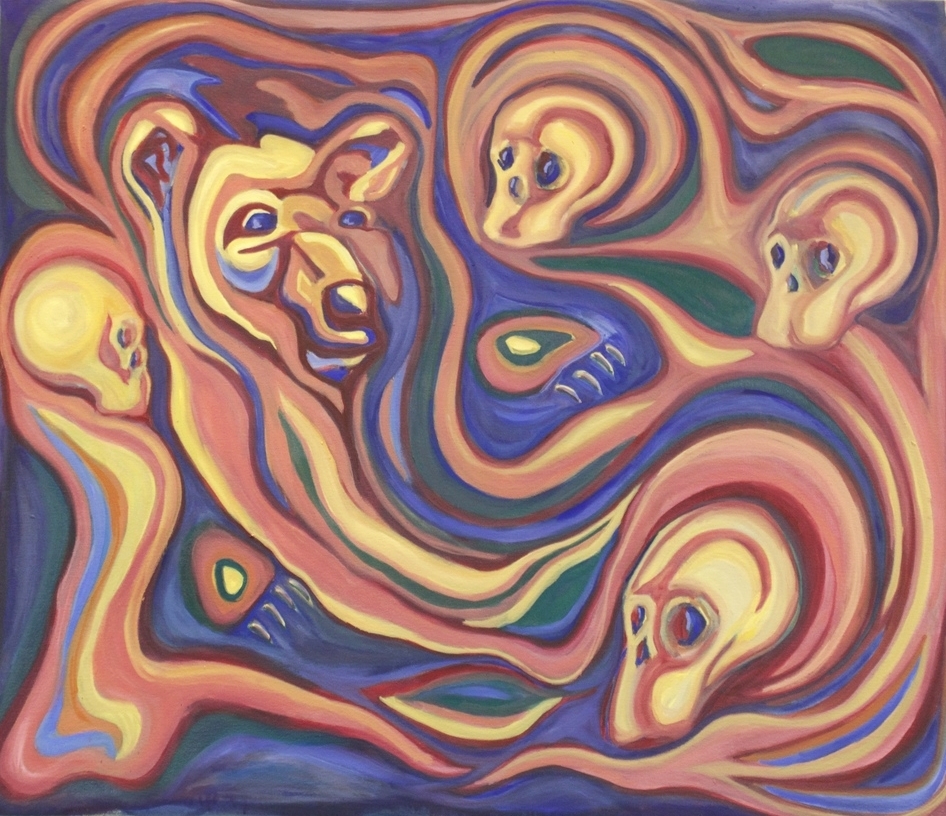 Undercurrent (Riptide), Oil on Canvas, 2015 (Consciousness Series)