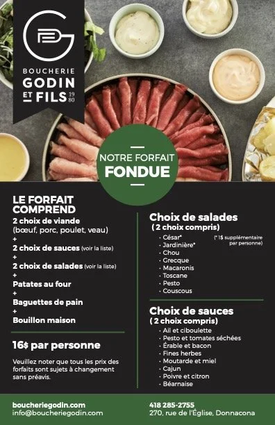 Forfait Fondue 