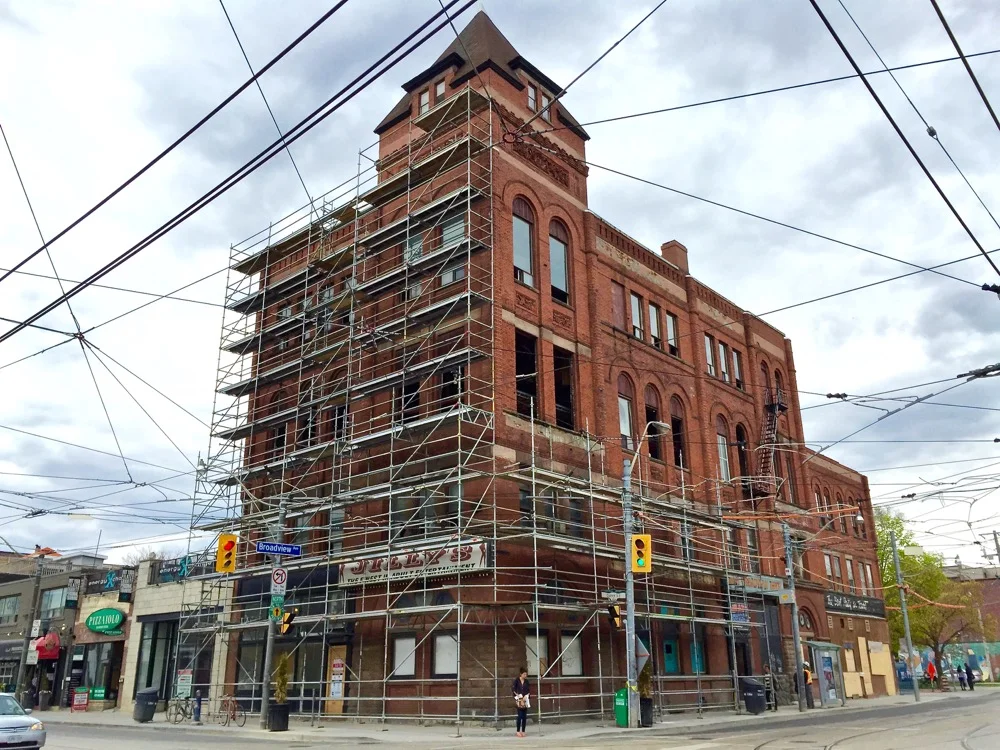 Full speed ahead for restoration work on Broadview Hotel