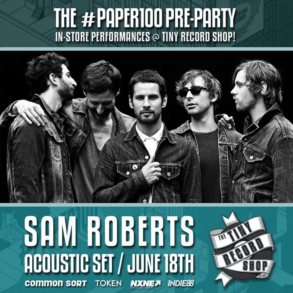 Sam Roberts to play in-store set at Tiny Record Shop