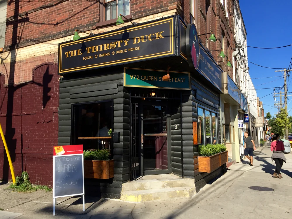 The Thirsty Duck opens in Leslieville
