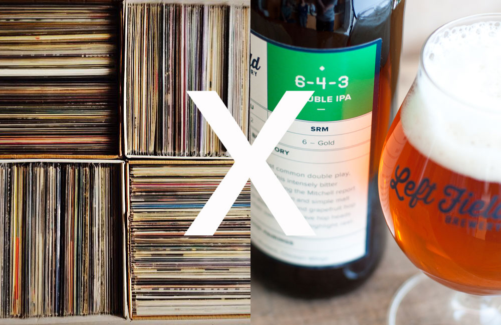 Left Field Brewery and Tiny Record Shop join for pop-up of vinyl and beer