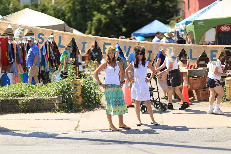 Locals: Brigid Elmy and Christine Roberts, The Leslieville Flea