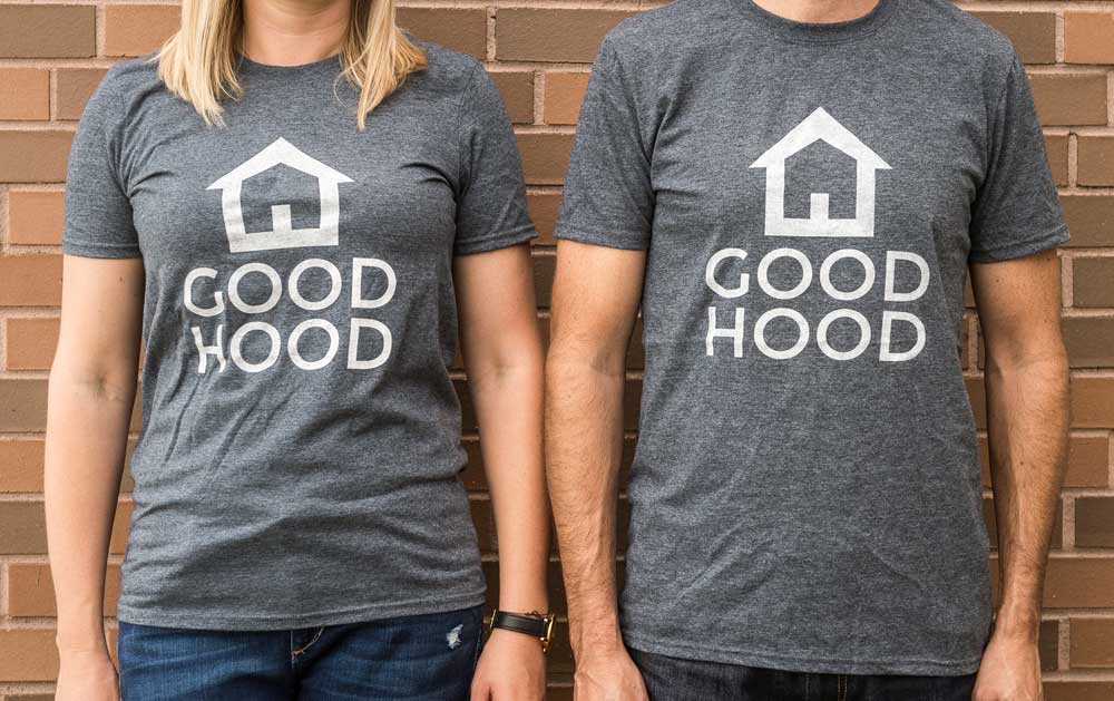 Love your 'hood? Rep it in style with the GOODHOOD T-shirt