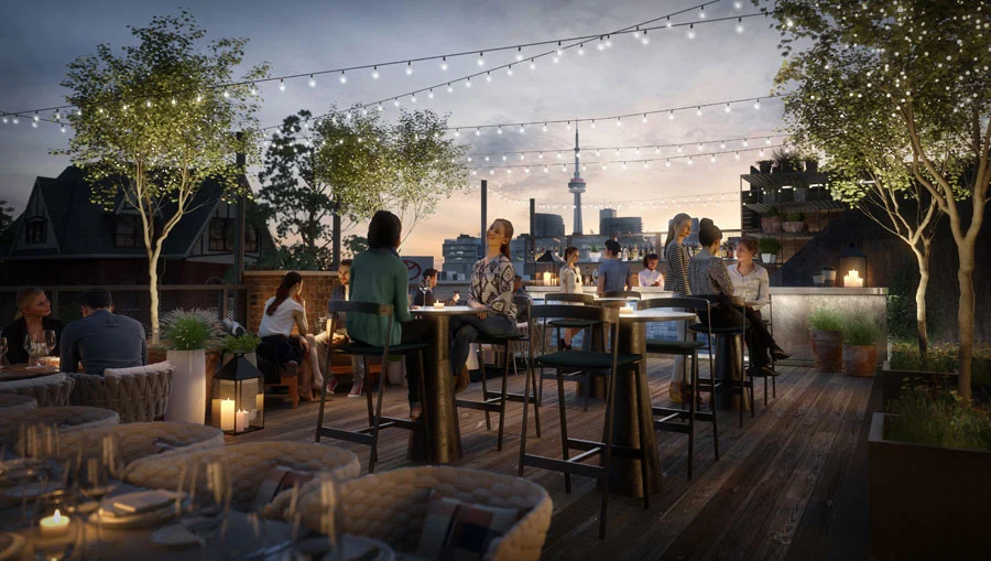 Broadview Hotel shares sneak peek of terrace event space