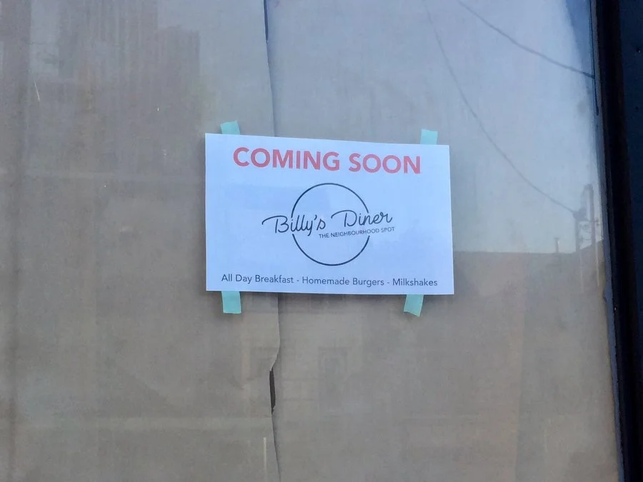 Coming soon: Billy's Diner