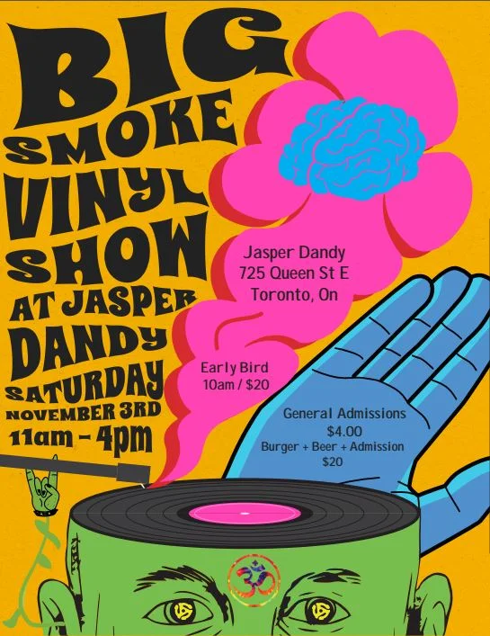 Big Smoke Vinyl Show coming to Riverside