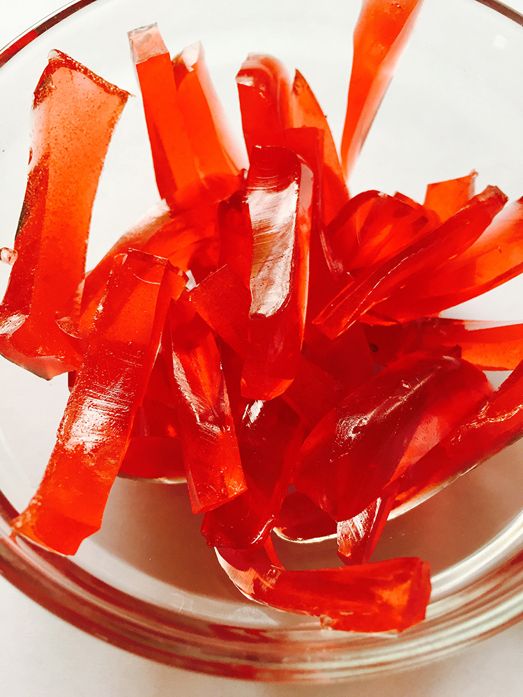  No need to be squeamish with these natural red gummy worms, made with plant-based colors! 