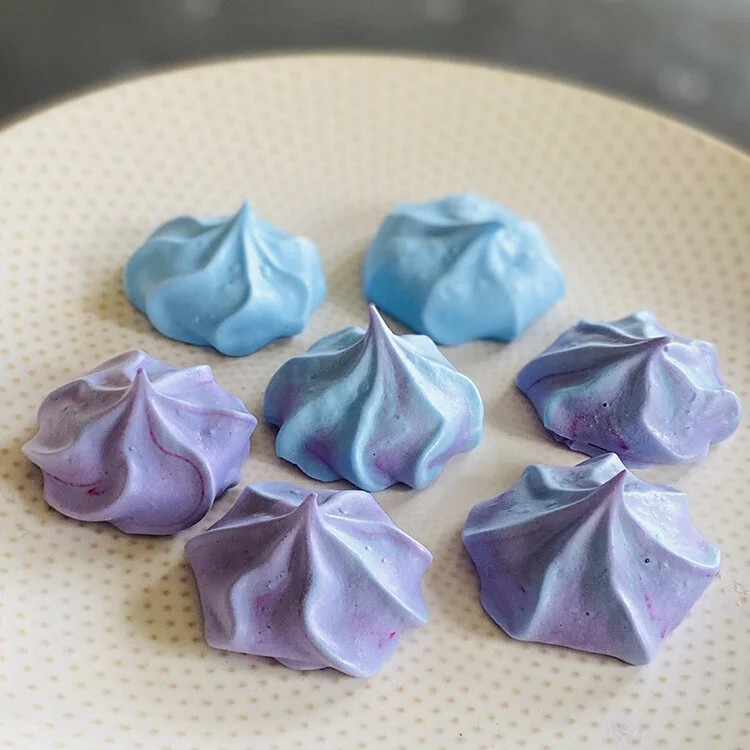 TwoTone Aquafaba Vegan Meringue Swirl Recipe Color Kitchen