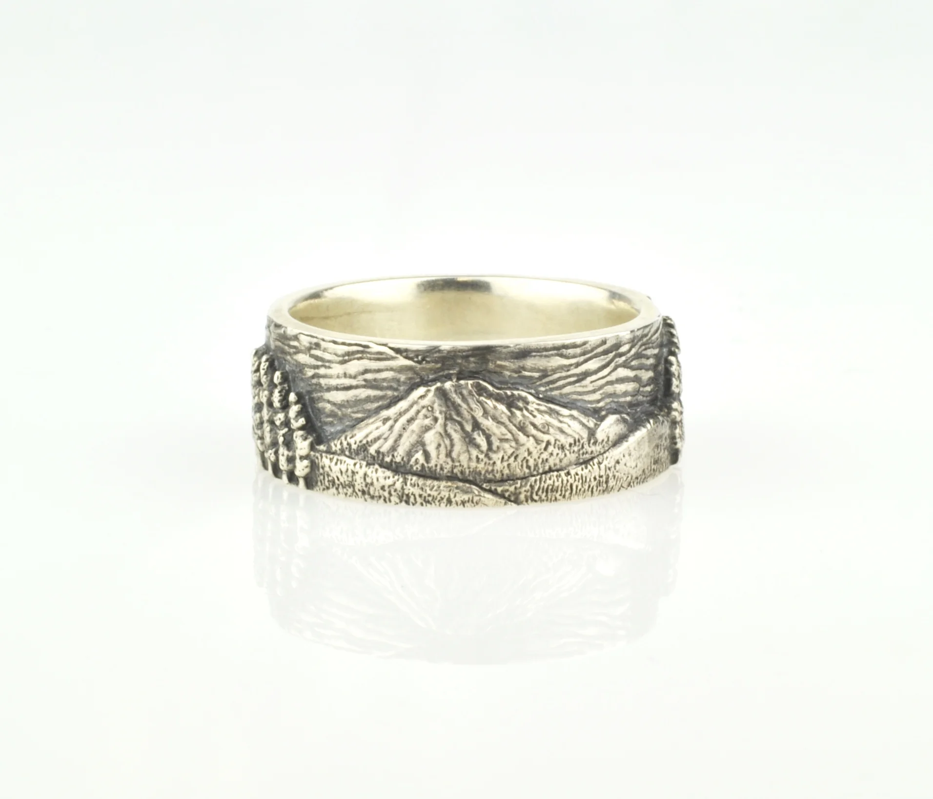 Waylon Rhoads Original Mt. Hood, Frog Lake and Mt. Bachelor Ring